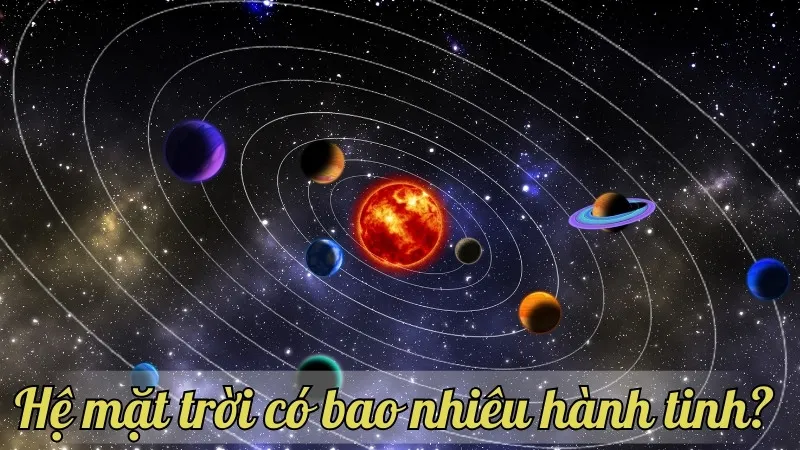 Hệ mặt trời có bao nhiêu hành tinh? Tìm hiểu danh sách cập nhật