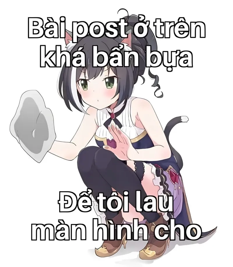 Meme anime bựa cực kỳ ngộ nghĩnh, chắc chắn mang lại tiếng cười không ngừng.