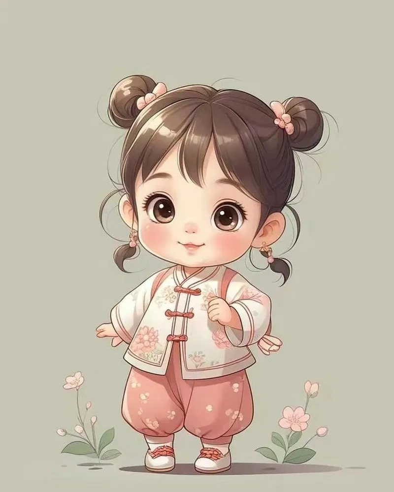 Hình ảnh chibi nữ dễ thương mang đến phong cách đầy ngọt ngào và cuốn hút.