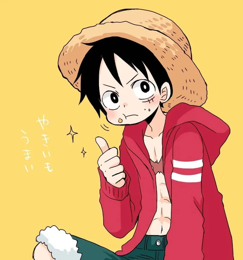 Bộ sưu tập ảnh Luffy gear 5 dễ thương cho các tín đồ One Piece.