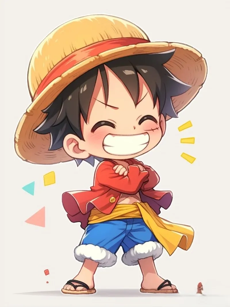 Khám phá hình vẽ Luffy gear 5 cute cho những ai yêu thích nghệ thuật.