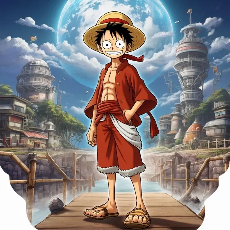 Hình ảnh avatar Luffy đáng yêu dành cho các fan cuồng nhiệt.