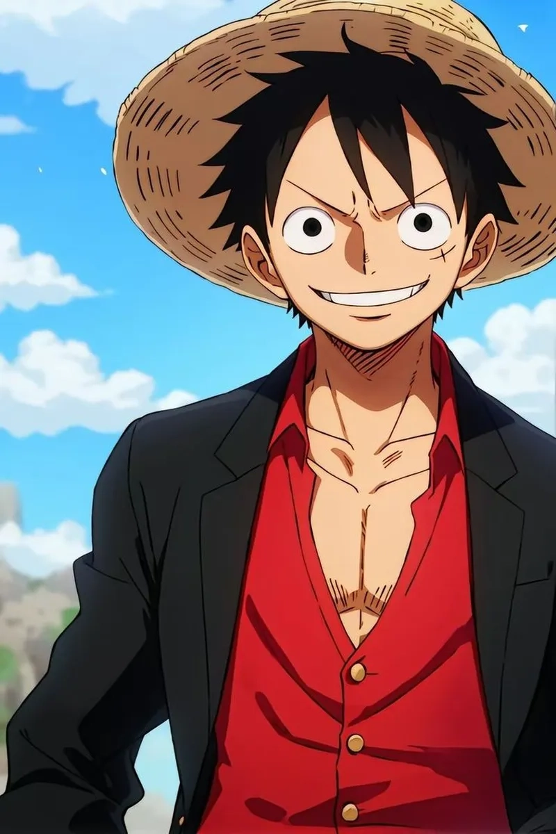 Bộ sưu tập avatar của Luffy với nhiều phong cách từ ngầu đến dễ thương.