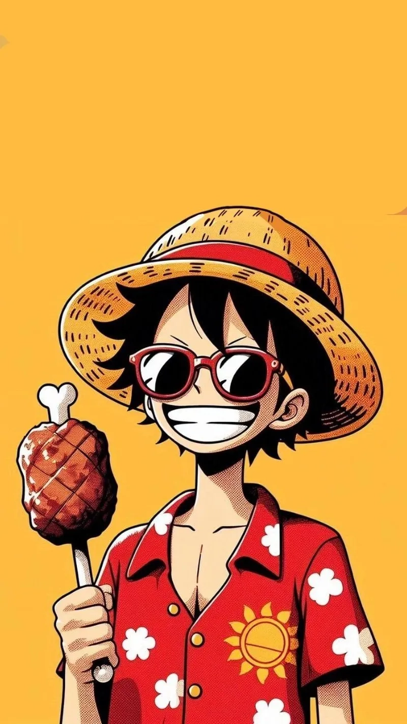 Trang trí màn hình với hình nền Luffy gear 5 chất lừ.