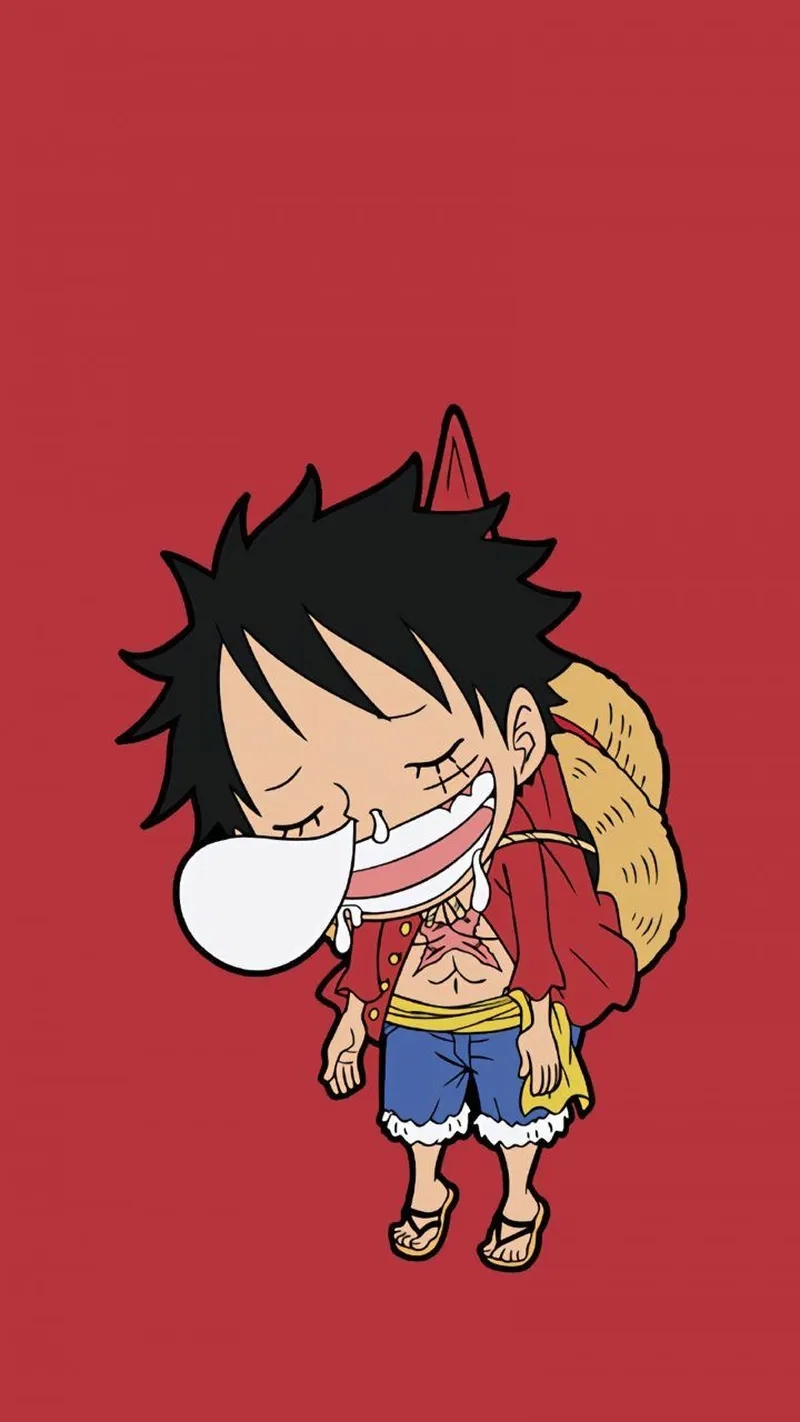 Phong cách mạnh mẽ của Luffy trong trạng thái gear 5 đầy mê hoặc.