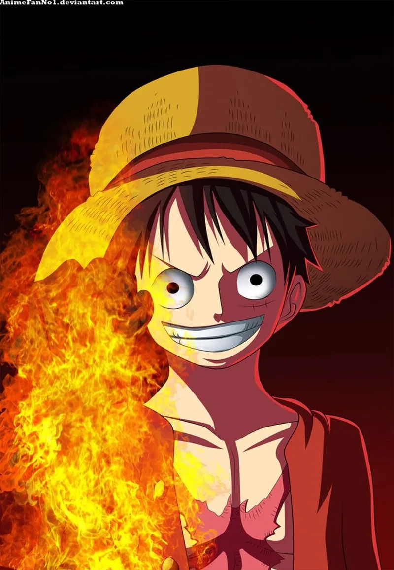 Làm mới hồ sơ Facebook với ảnh đại diện Luffy đẹp mắt.