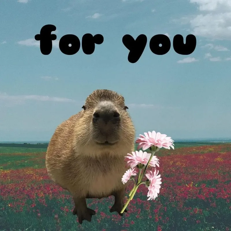 Capybara meme funny đem đến tiếng cười với những biểu cảm độc đáo.