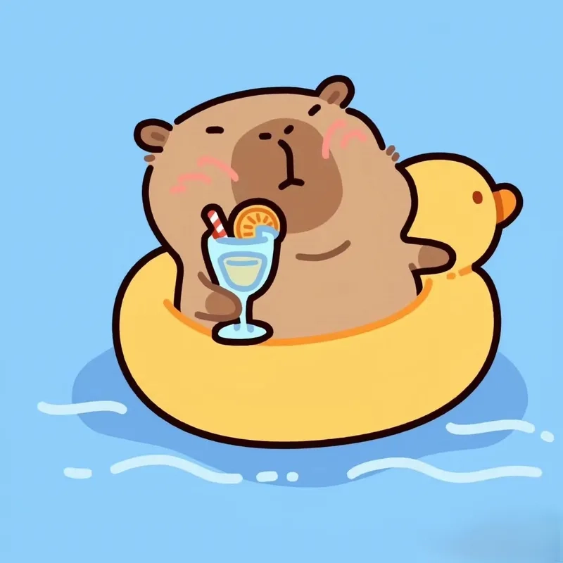 Con capybara meme với biểu cảm dễ thương thu hút sự chú ý của mọi người.