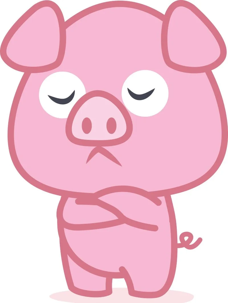 Peppa pig meme face dễ thương và cực kỳ đáng yêu.