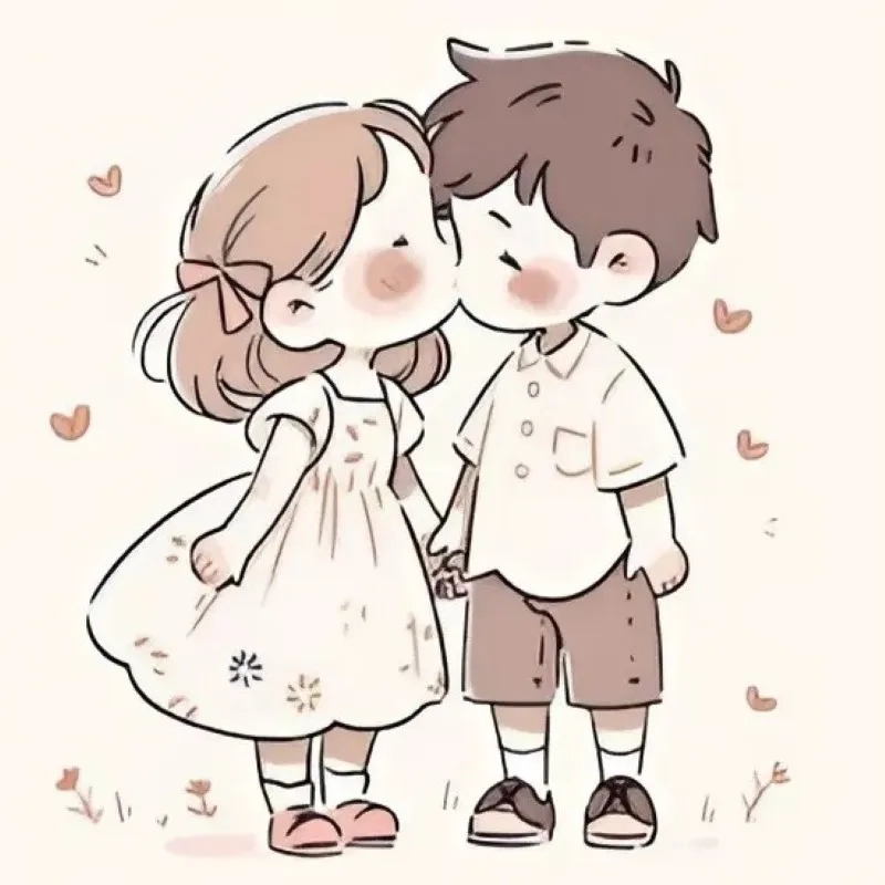 Kiss meme cute mang đến những nụ hôn dễ thương, ngọt ngào và hài hước.