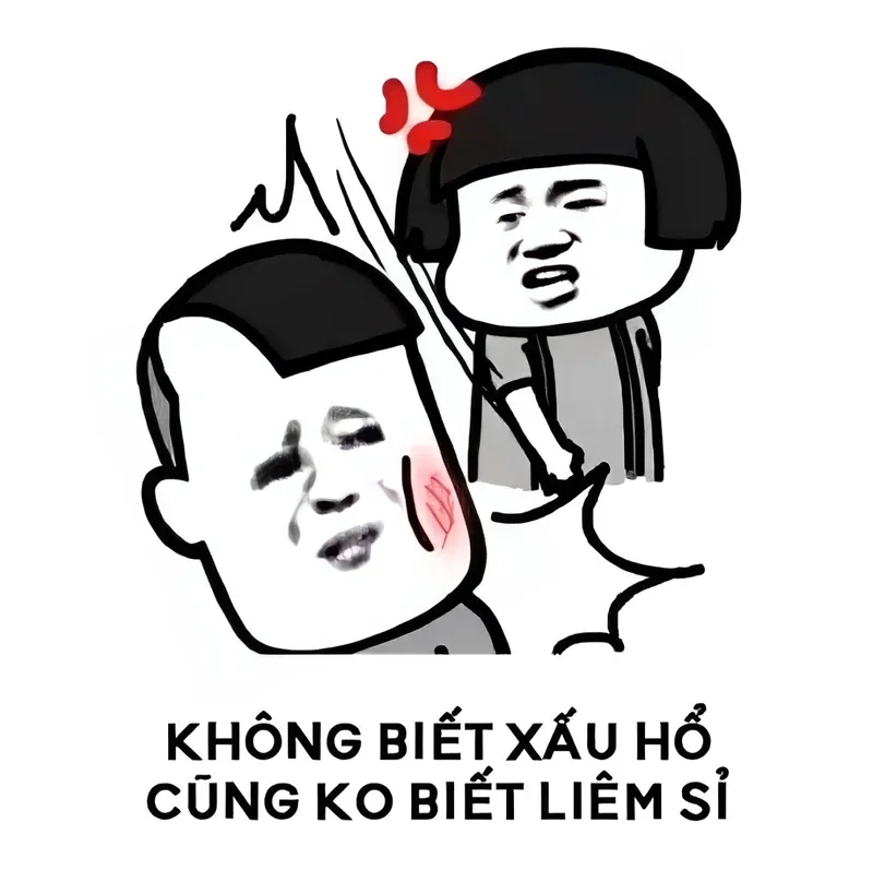 Meme đánh đòn mang đến sự kết hợp tuyệt vời giữa hành động mạnh mẽ và hài hước.