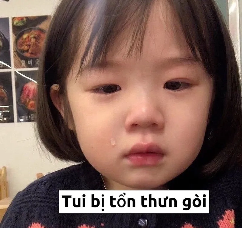 Em bé cute luôn là nguồn cảm hứng vô tận cho những meme dễ thương, làm sáng bừng không gian mạng xã hội.