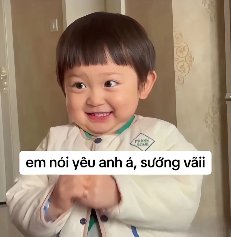 Meme ôm người yêu thể hiện sự che chở và tình yêu lãng mạn.