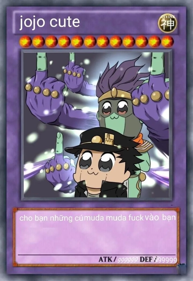 Meme thẻ bài yugioh đem lại sự sáng tạo bất ngờ cho mỗi ván bài, kết hợp giữa chiến thuật và những khoảnh khắc “bựa”.