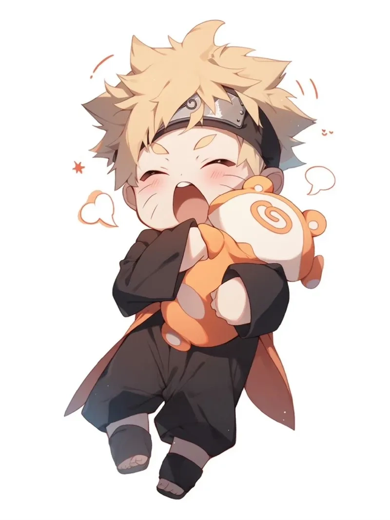 Hình chibi naruto, tạo cảm giác vui vẻ cho mọi người xung quanh!