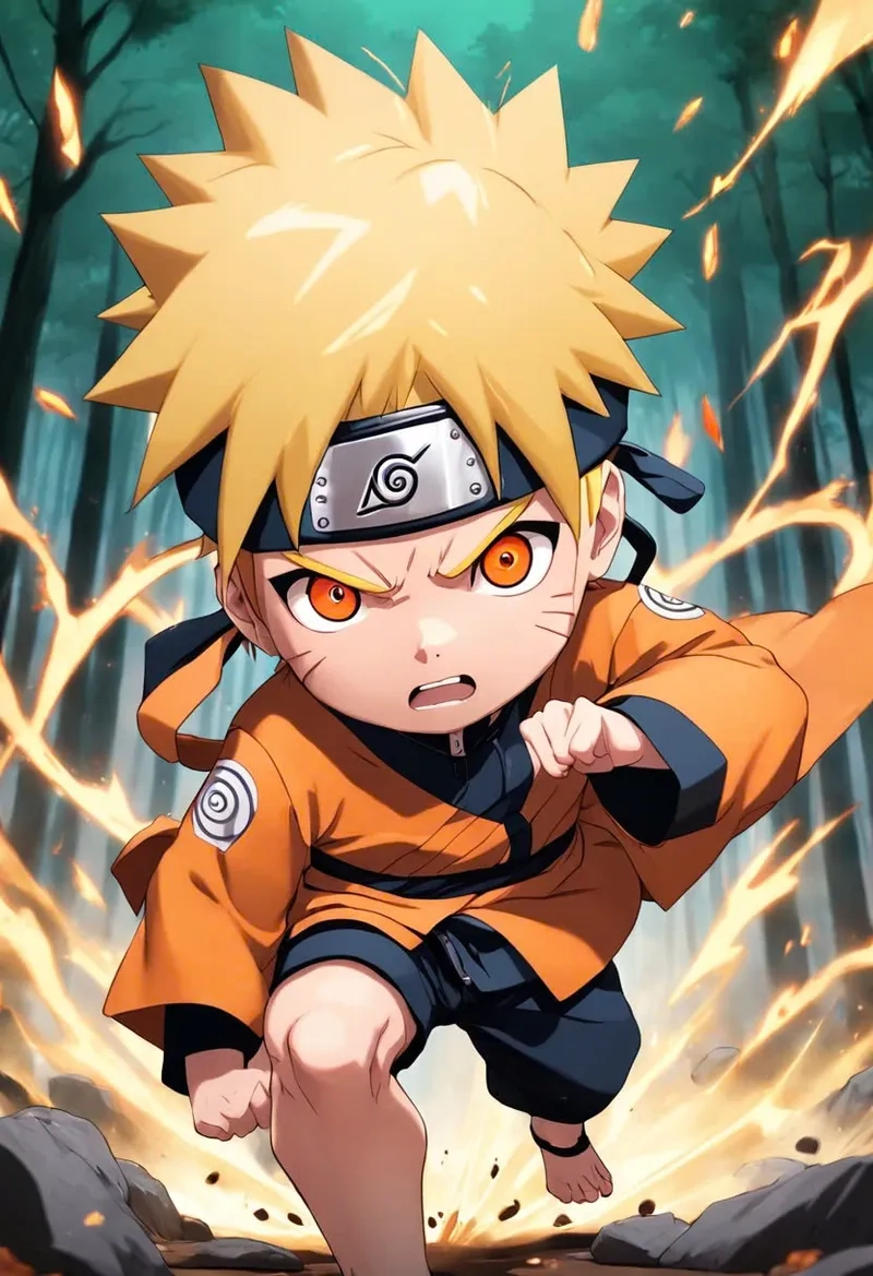 Vẽ naruto chibi, thể hiện sự sáng tạo và tình yêu với nhân vật!