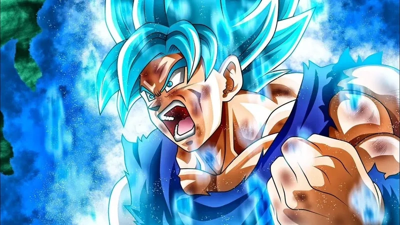 Hình goku bản năng vô cực, thể hiện sức mạnh vượt trội!