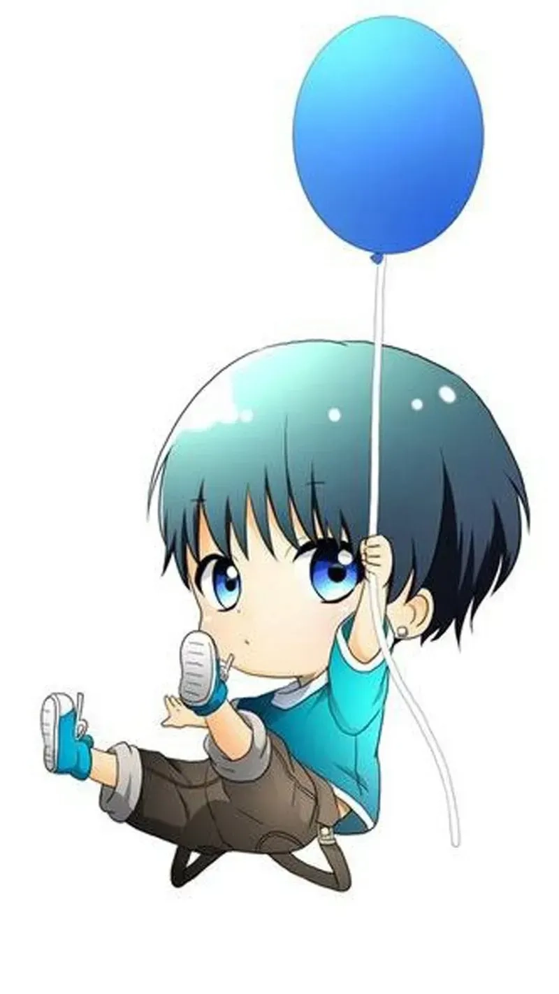 Tận hưởng hình ảnh anime chibi cute nam siêu dễ thương