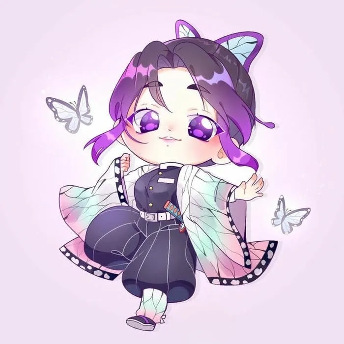 Ngắm nhìn ảnh Shinobu chibi cute với biểu cảm đáng yêu