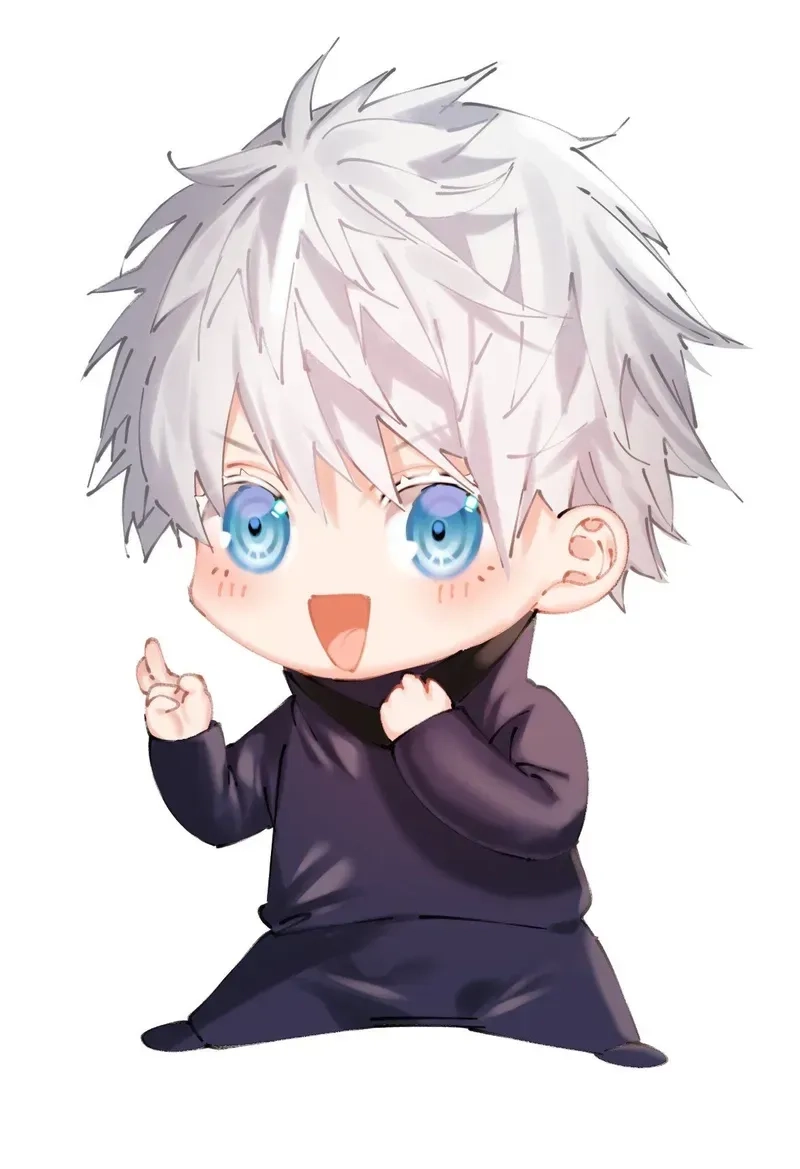 Ảnh anime nam chibi cute tạo hình nhân vật sinh động với phong cách đáng yêu