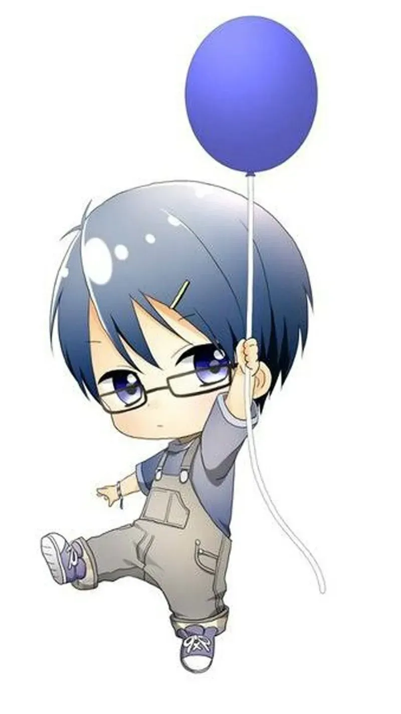 Anime chibi nam ngầu kết hợp phong cách mạnh mẽ với hình ảnh chibi độc đáo