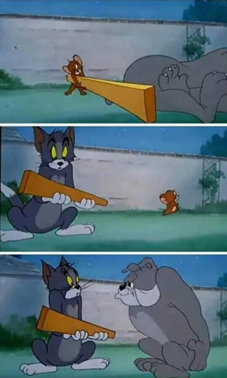 Kho tàng meme ảnh tom và jerry hài hước mới