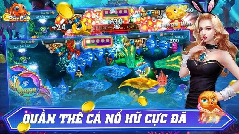  Cảnh hạ gục boss trong Bắn Cá XOCDIA88 với hiệu ứng thưởng jackpot hoành tráng.