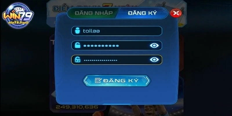 Đăng ký tài khoản Win79 dễ dàng và nhanh chóng