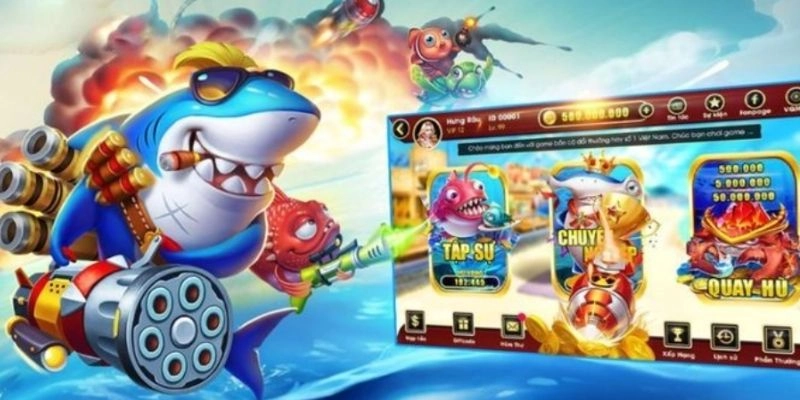 Đa dạng các game bắn cá hấp dẫn tại XIN88