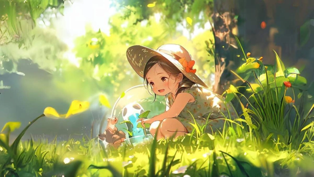 Anime cute chibi avatar rực rỡ cá tính