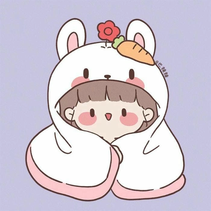 Ngây ngất với chibi con thỏ cute