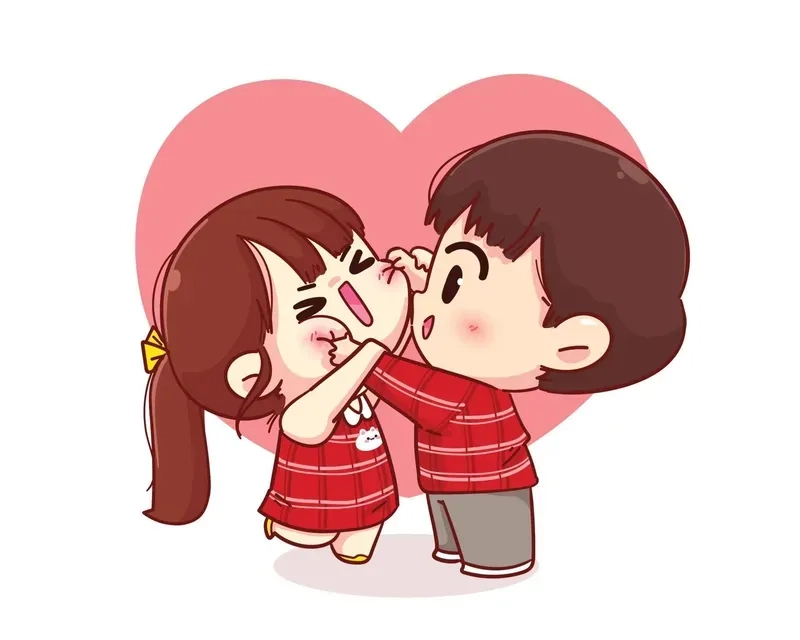 Chibi cute chibi avatar đôi khiến cặp đôi thêm dễ thương và gắn bó