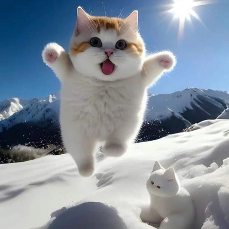 Avatar anime chibi ảnh mèo cute hoạt hình làm say mê người xem