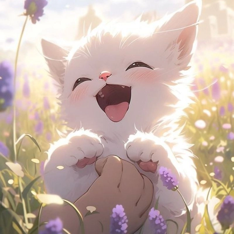 Avatar meo cute mèo chibi dễ thương khiến ai cũng muốn tải ngay