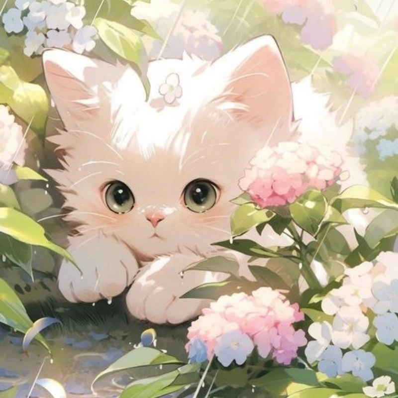 Avatar hình mèo chibi cute là xu hướng hot nhất hiện nay