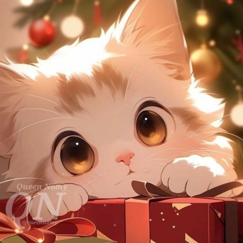 Avatar anime chibi cute girl mèo làm rung rinh mọi trái tim