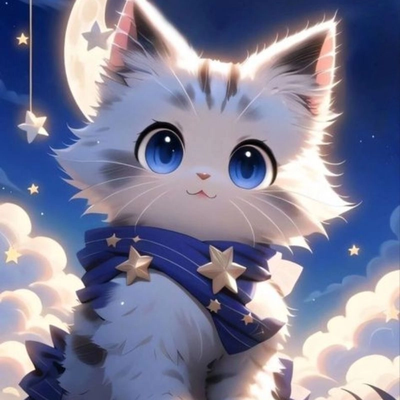 Avatar mèo chibi dễ thương khiến ai cũng phải tan chảy