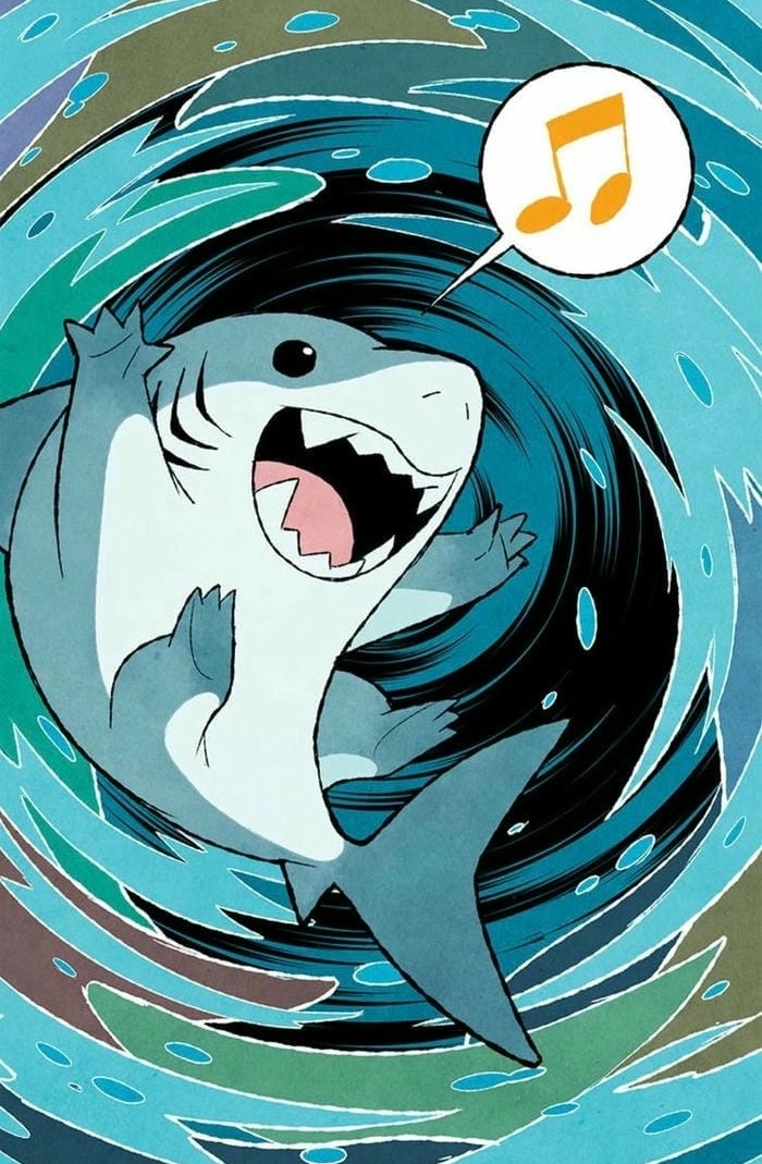 Hướng dẫn cách vẽ cá mập chibi từng bước