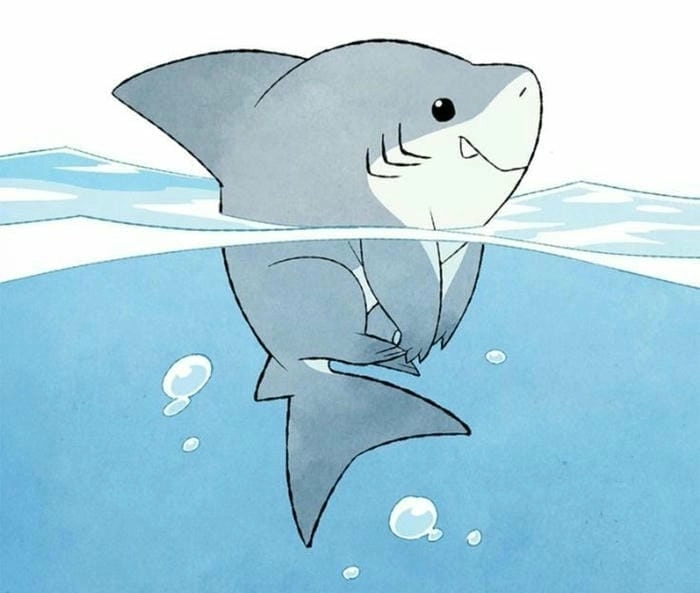 Đổi ảnh avatar cá mập chibi cute ngầu lòi