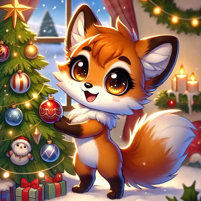 Tạo điểm nhấn với avatar cáo chibi cực chất