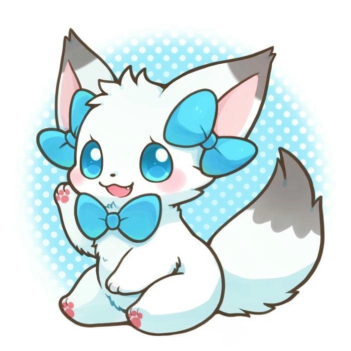 Không thể rời mắt khỏi cáo chibi cute ngộ nghĩnh