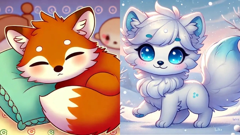 Ảnh cáo chibi là gì khiến dân mạng phát sốt