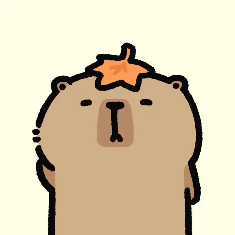 Ngắm chibi vẽ capybara cute chibi sáng tạo