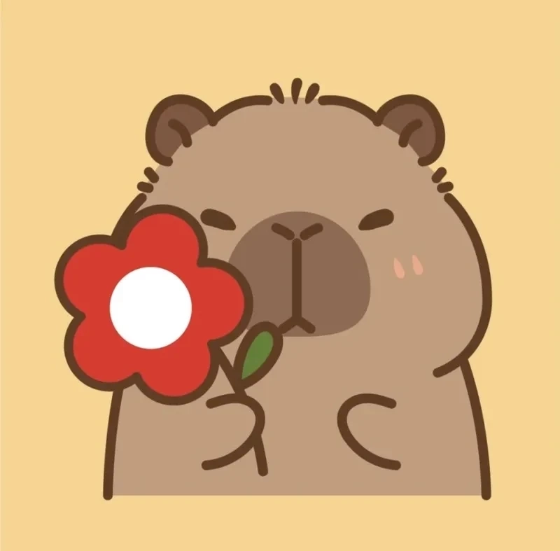 Cùng chiêm ngưỡng chibi hình capybara chibi cute