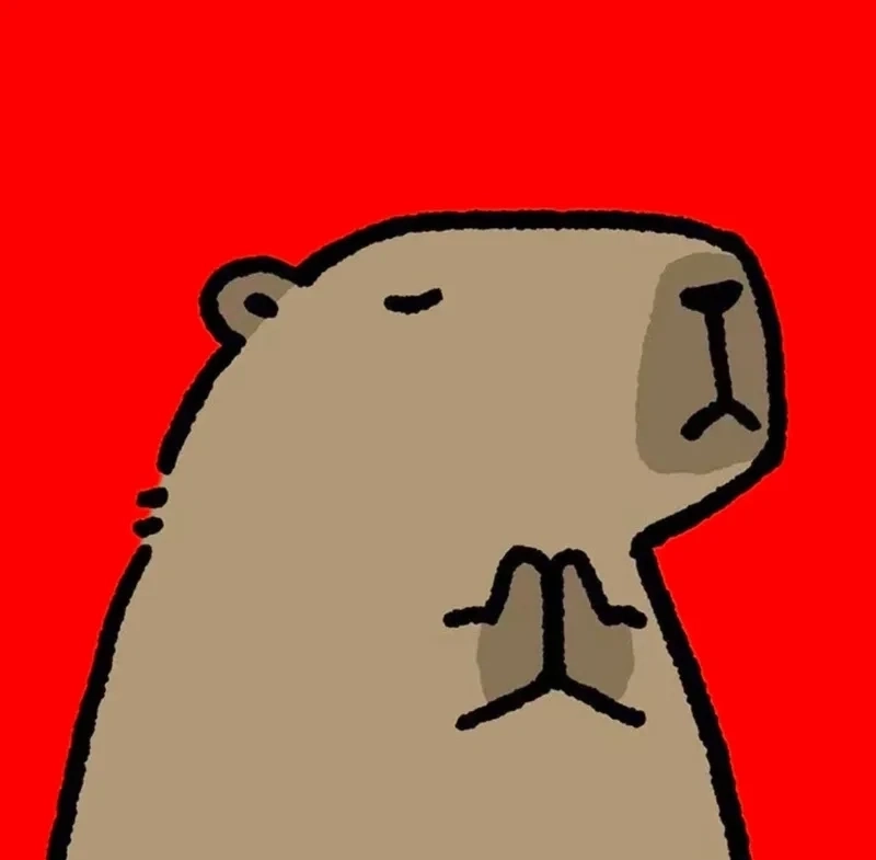 Lựa chọn avatar capybara chibi avatar cực chất