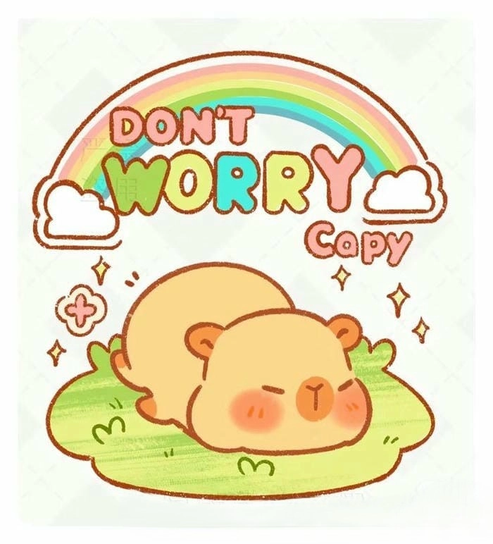 Hướng dẫn vẽ capybara cute chibi