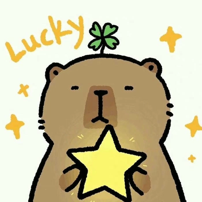 Sáng tạo chibi cute vẽ capybara cute chibi