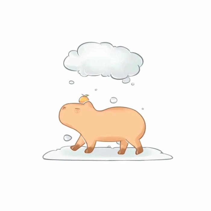 Gợi ý hình nền máy tính capybara cute chibi