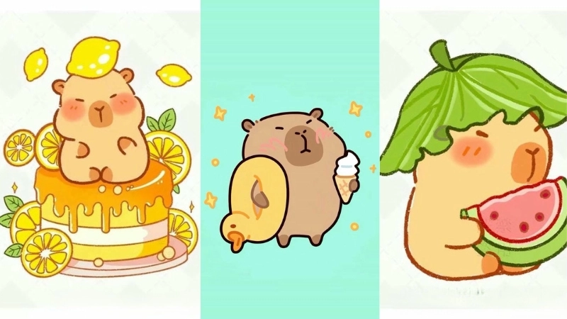 Ảnh capybara chibi là gì khiến giới trẻ phát cuồng