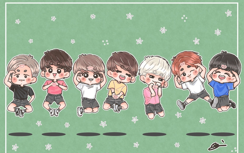 Khám phá loạt bts chibi cute mới